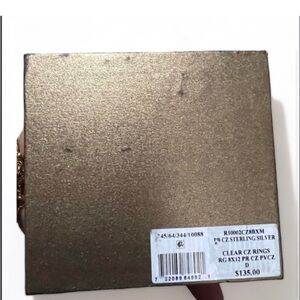 Giani Bernini Ring- Sterling Silver
Teardrop Cubic
Zirconia Statement Size 8